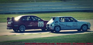 Euro Saloons Silverstone 2011 – EVO 5 - On Track