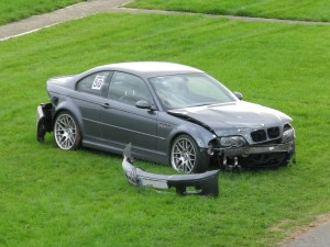 Damaged BMW