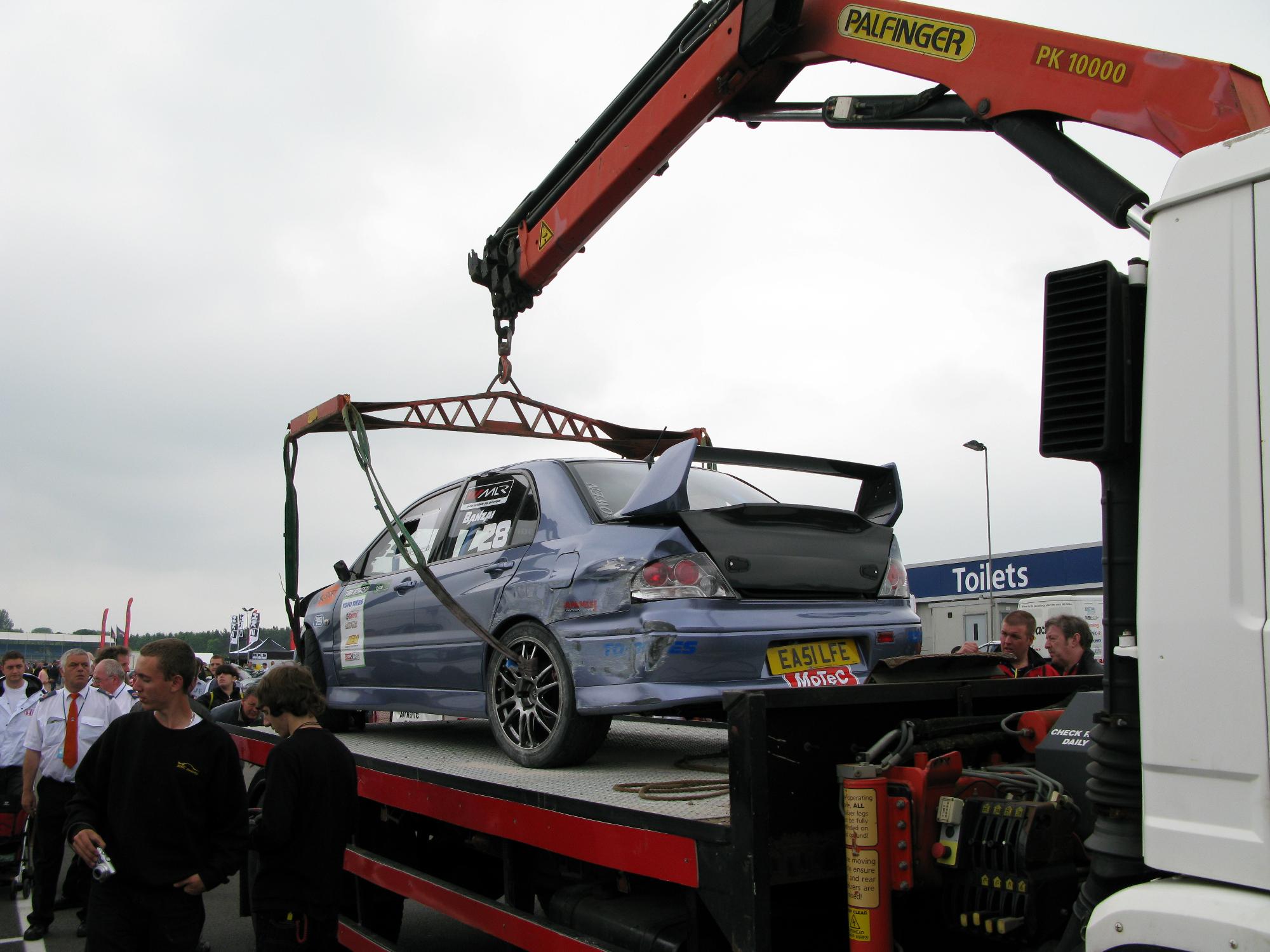 02 June 2008 Time Attack Silverstone ons car accident