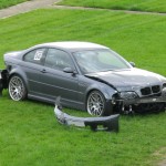 Damaged BMW